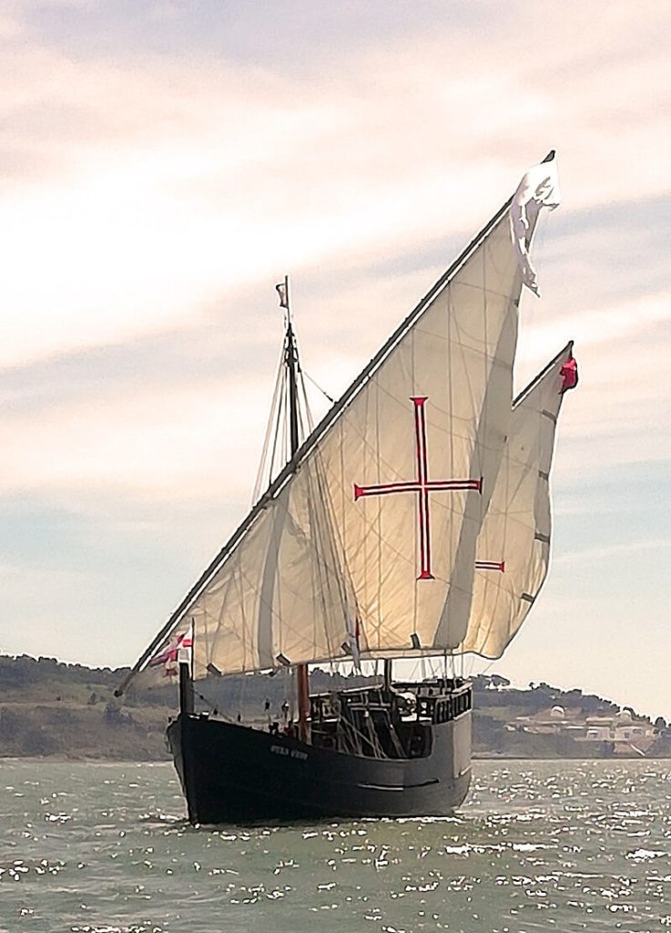 The Portuguese invented the Caravel which was maneuverable and able to unsertake ocean voyages whcih took them to the African coast allowing them to become the first Europeans to bring Africans to Euro