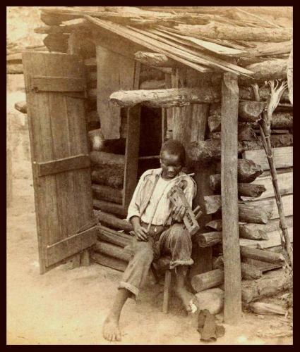 An enslaved child was prohibited from learning to read or write. Some learned in spite of this sometimes helped by sympathetic whites.