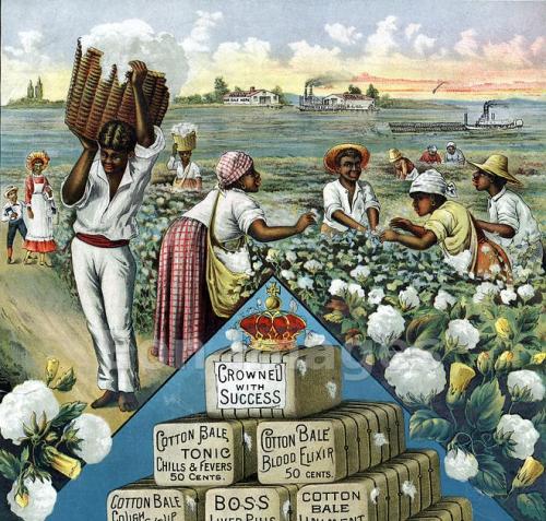 Mississippi slaves working near the river
