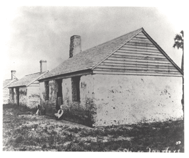 Slavery- Slave cabins on the Kingsley Plantation on Fort George Island north of Jacksonville_ circa 1900 Florida State Archives Parks 