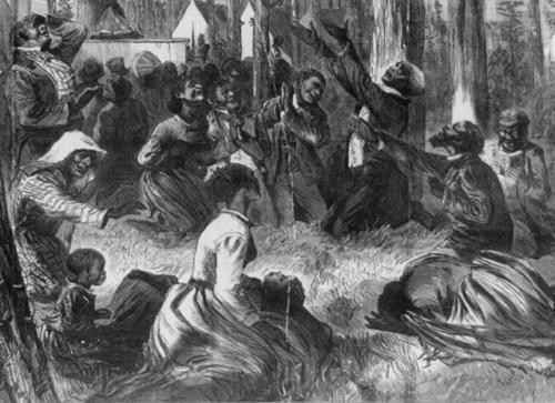 Slaves praying