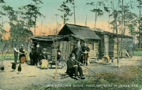 The Old Squatter House the first settlement in Ocala.