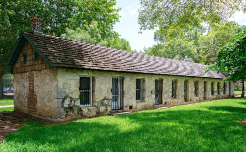 The Slave Quarters in Fort Dallas on the Miami River.