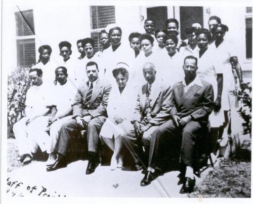 broward - A group in Broward County; Dr. Von Mizell is in the center wearing a tie