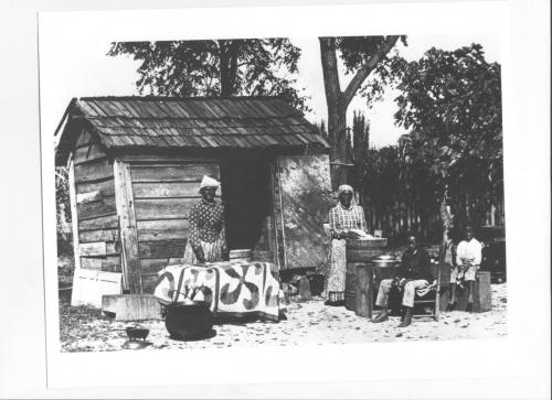 business Jefferson County_ women doing washing in the 1880s Florida State Archives Neg 02216