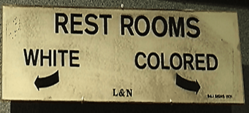 Jiim Crow Sign